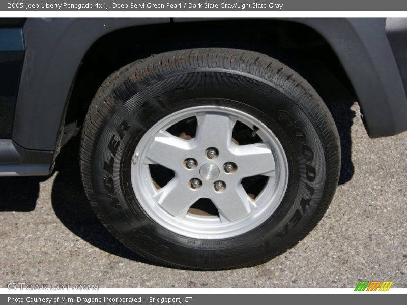 Deep Beryl Green Pearl / Dark Slate Gray/Light Slate Gray 2005 Jeep Liberty Renegade 4x4