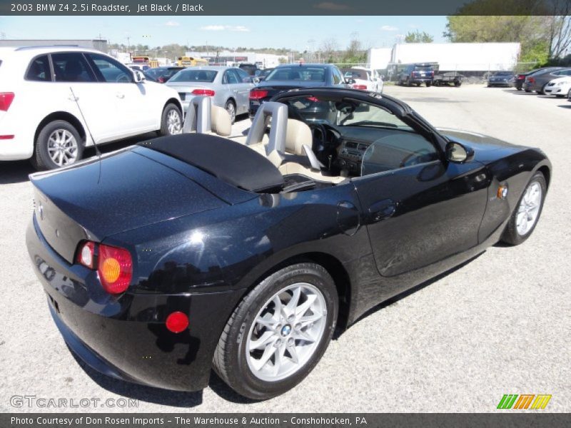 Jet Black / Black 2003 BMW Z4 2.5i Roadster