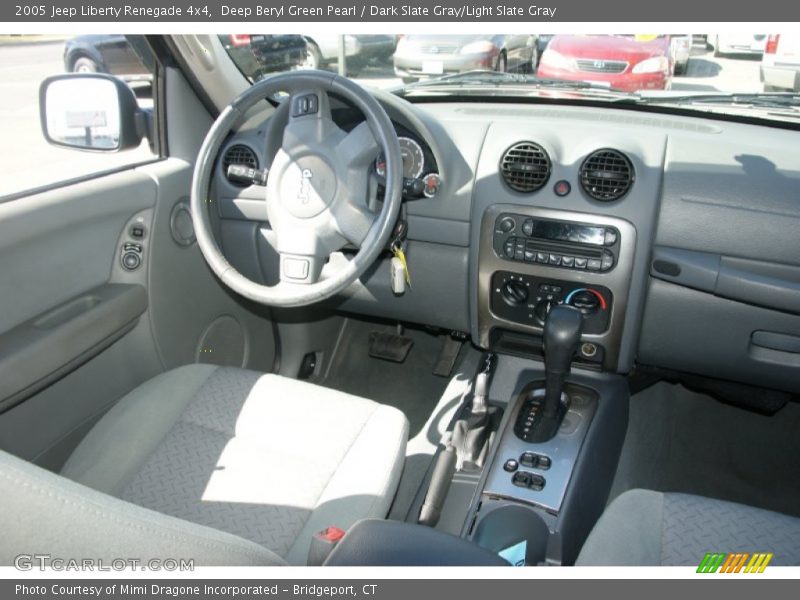 Deep Beryl Green Pearl / Dark Slate Gray/Light Slate Gray 2005 Jeep Liberty Renegade 4x4