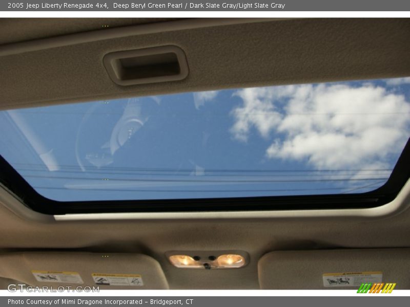 Deep Beryl Green Pearl / Dark Slate Gray/Light Slate Gray 2005 Jeep Liberty Renegade 4x4