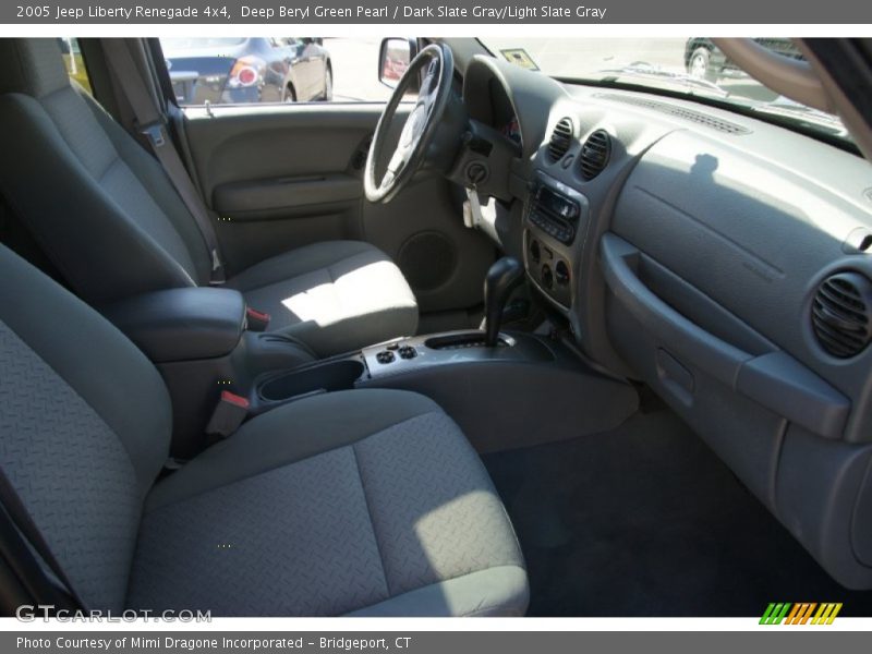 Deep Beryl Green Pearl / Dark Slate Gray/Light Slate Gray 2005 Jeep Liberty Renegade 4x4