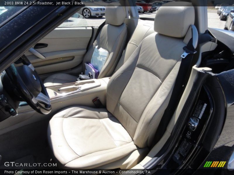 Jet Black / Black 2003 BMW Z4 2.5i Roadster