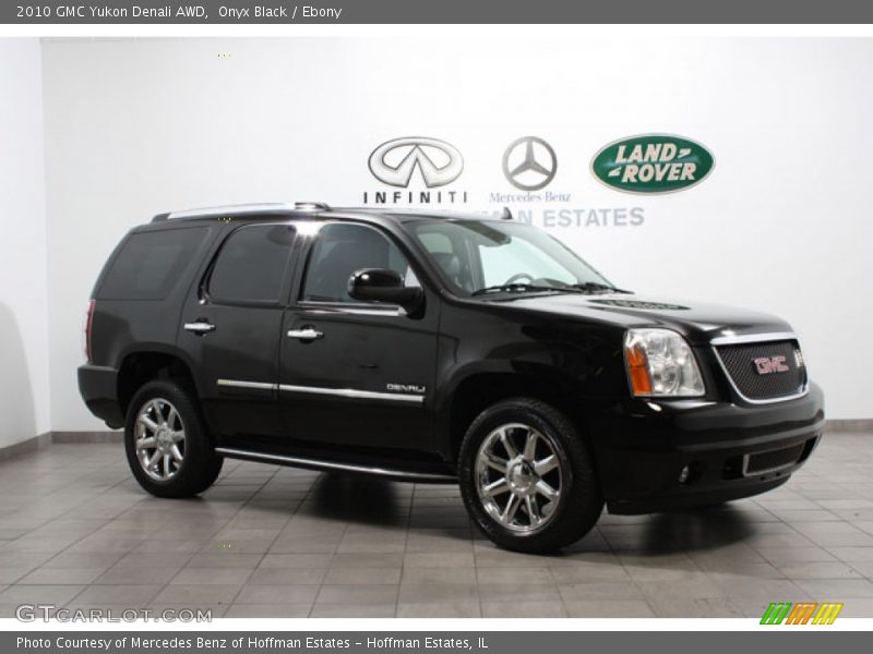 Onyx Black / Ebony 2010 GMC Yukon Denali AWD