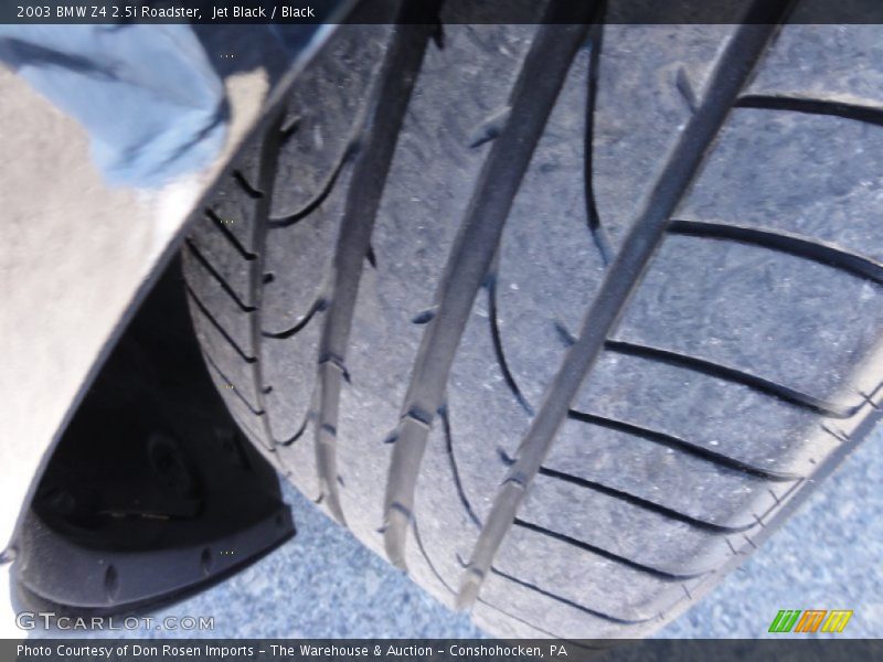 Jet Black / Black 2003 BMW Z4 2.5i Roadster