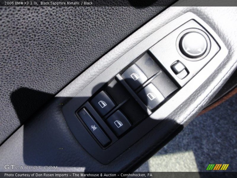 Black Sapphire Metallic / Black 2006 BMW X3 3.0i