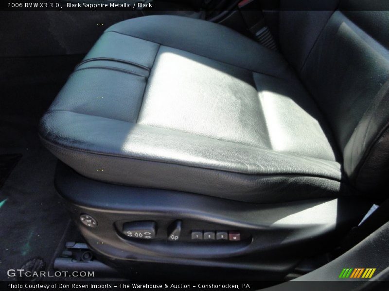 Black Sapphire Metallic / Black 2006 BMW X3 3.0i