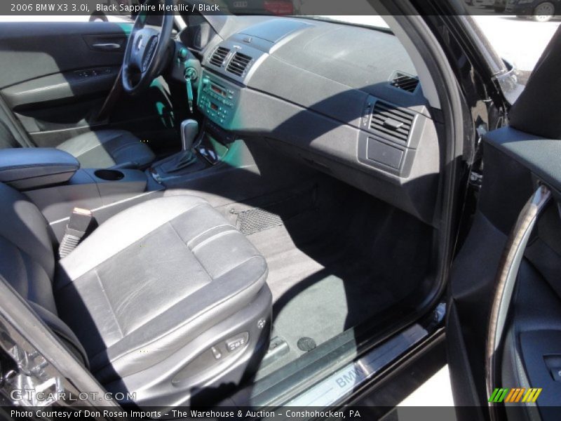 Black Sapphire Metallic / Black 2006 BMW X3 3.0i