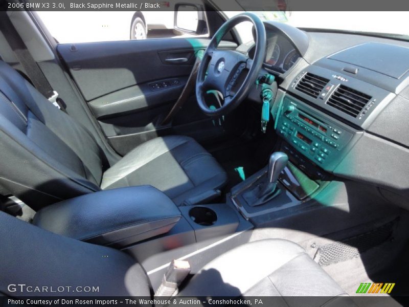Black Sapphire Metallic / Black 2006 BMW X3 3.0i