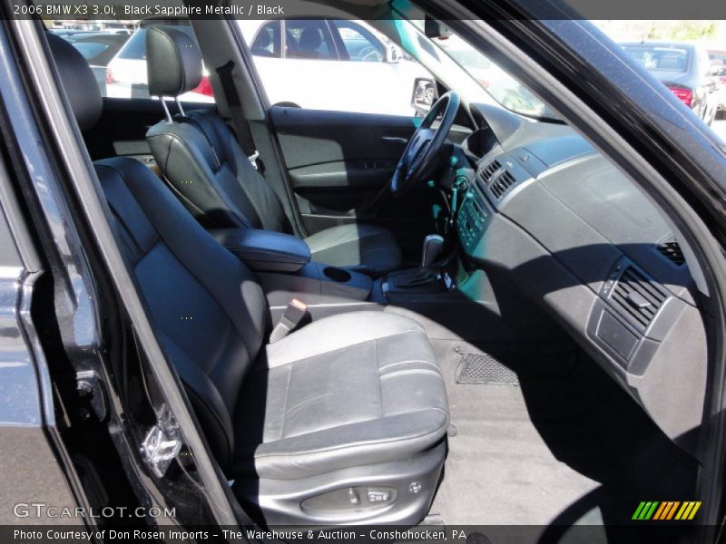 Black Sapphire Metallic / Black 2006 BMW X3 3.0i