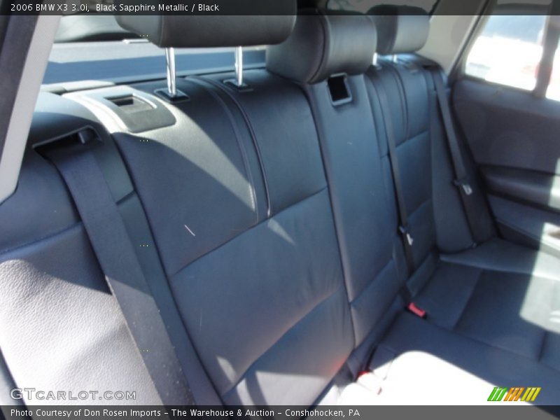 Black Sapphire Metallic / Black 2006 BMW X3 3.0i