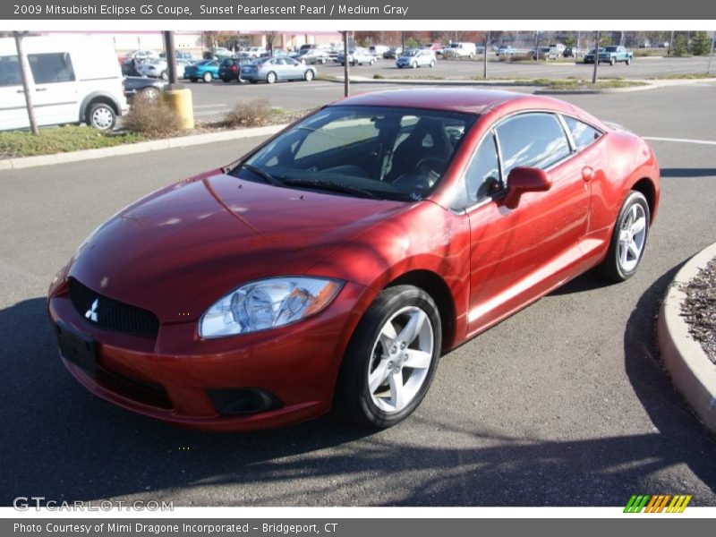 Sunset Pearlescent Pearl / Medium Gray 2009 Mitsubishi Eclipse GS Coupe