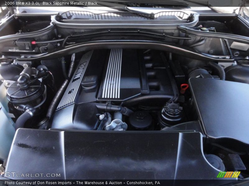 Black Sapphire Metallic / Black 2006 BMW X3 3.0i