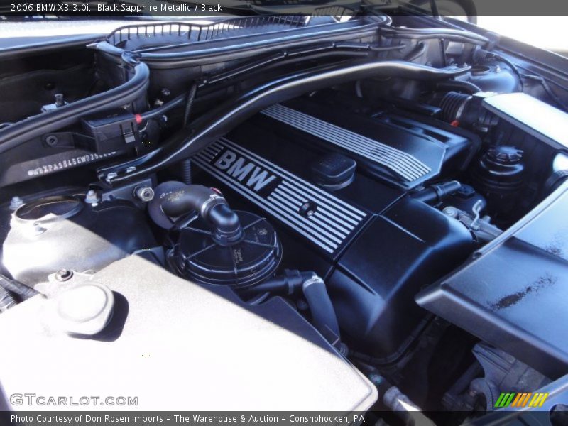 Black Sapphire Metallic / Black 2006 BMW X3 3.0i