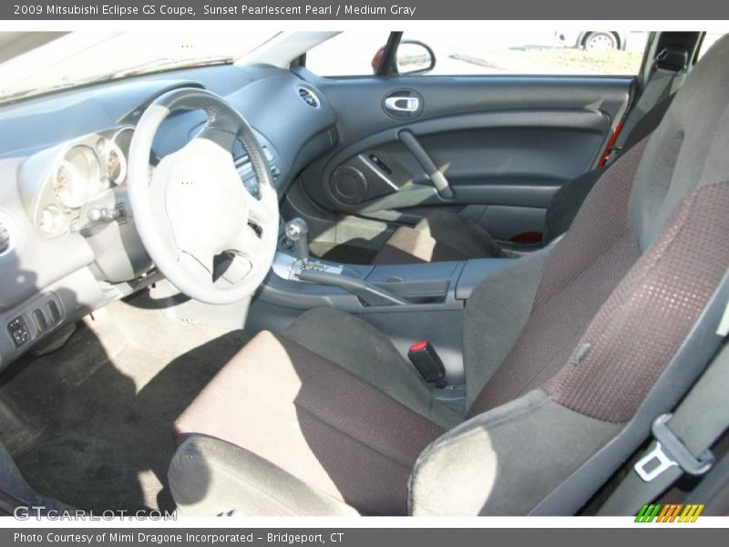 Sunset Pearlescent Pearl / Medium Gray 2009 Mitsubishi Eclipse GS Coupe