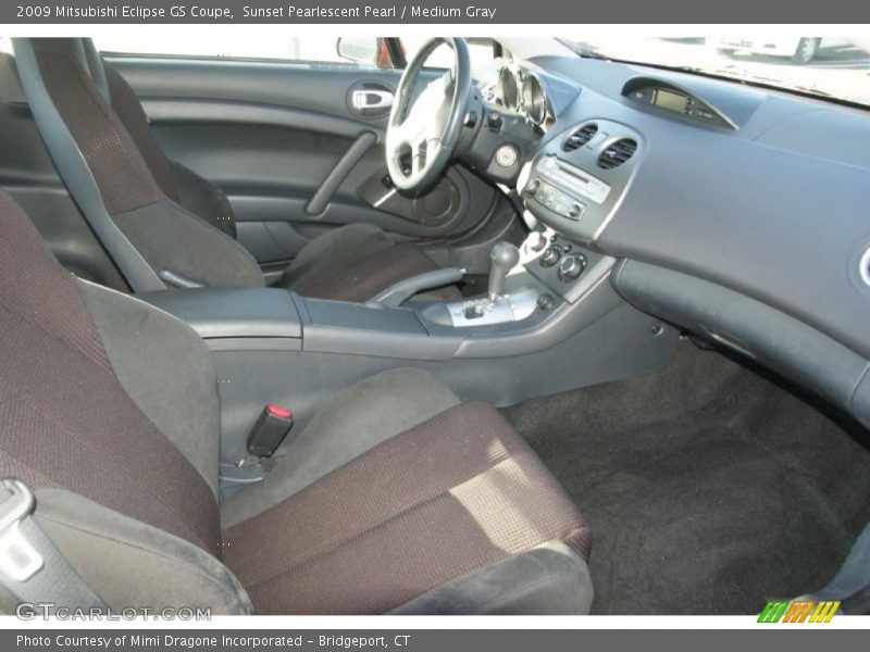 Sunset Pearlescent Pearl / Medium Gray 2009 Mitsubishi Eclipse GS Coupe