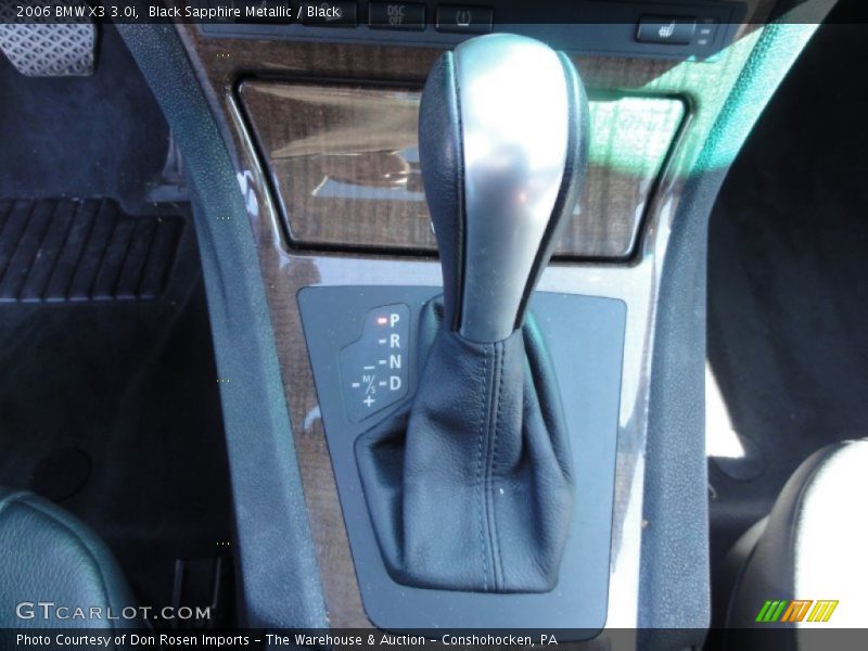 Black Sapphire Metallic / Black 2006 BMW X3 3.0i
