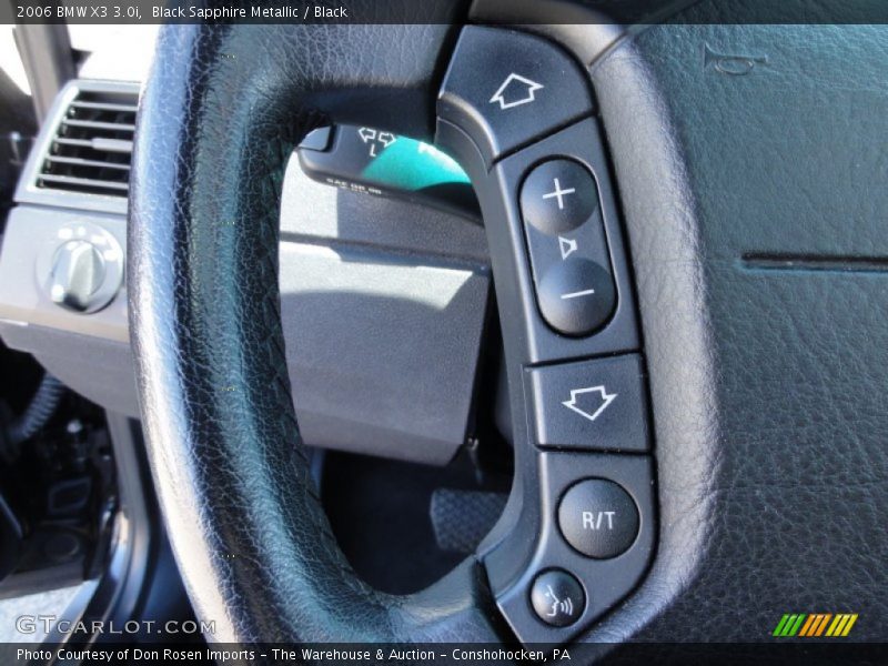 Black Sapphire Metallic / Black 2006 BMW X3 3.0i