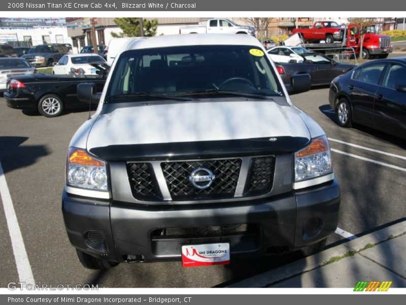 Blizzard White / Charcoal 2008 Nissan Titan XE Crew Cab 4x4