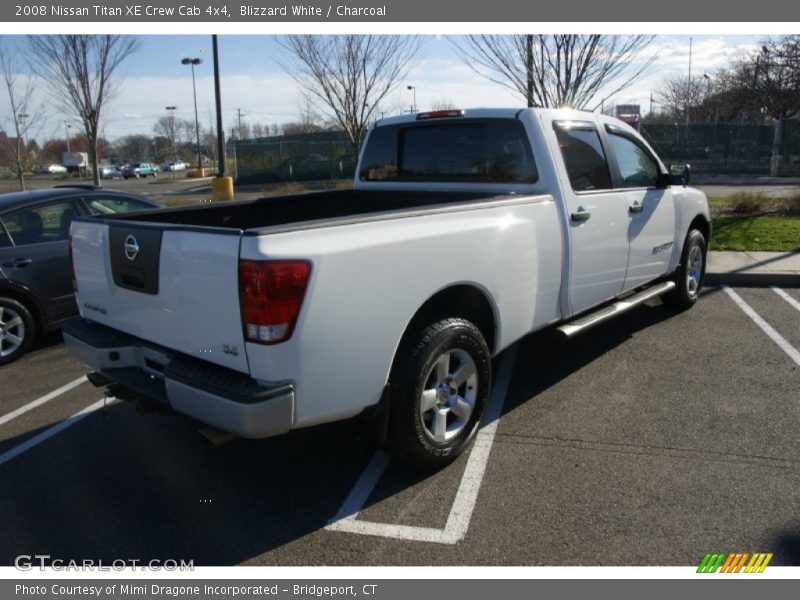 Blizzard White / Charcoal 2008 Nissan Titan XE Crew Cab 4x4