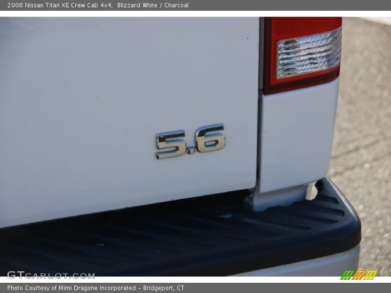 Blizzard White / Charcoal 2008 Nissan Titan XE Crew Cab 4x4