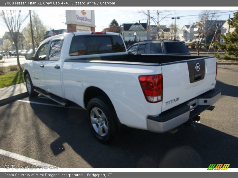 Blizzard White / Charcoal 2008 Nissan Titan XE Crew Cab 4x4