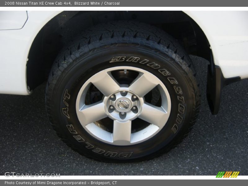 Blizzard White / Charcoal 2008 Nissan Titan XE Crew Cab 4x4