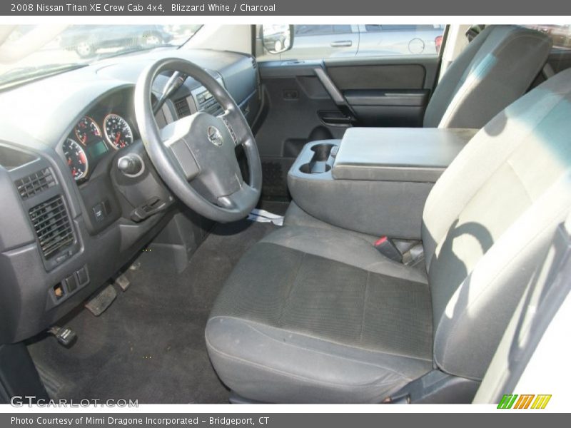 Blizzard White / Charcoal 2008 Nissan Titan XE Crew Cab 4x4