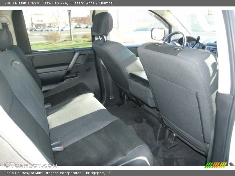 Blizzard White / Charcoal 2008 Nissan Titan XE Crew Cab 4x4
