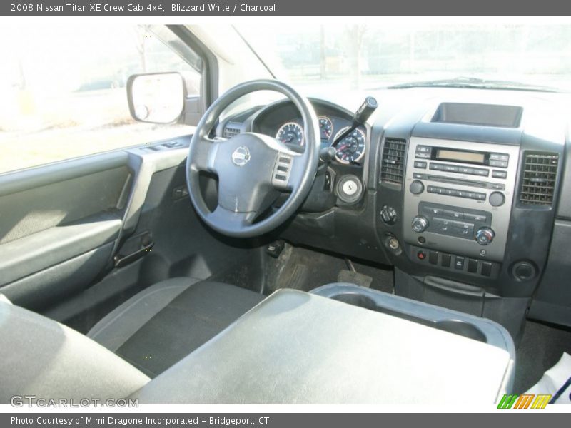 Blizzard White / Charcoal 2008 Nissan Titan XE Crew Cab 4x4