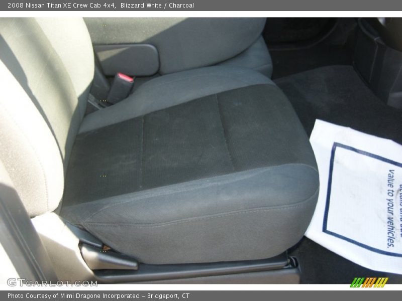 Blizzard White / Charcoal 2008 Nissan Titan XE Crew Cab 4x4