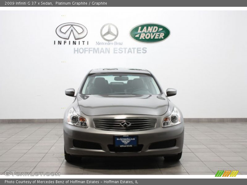 Platinum Graphite / Graphite 2009 Infiniti G 37 x Sedan
