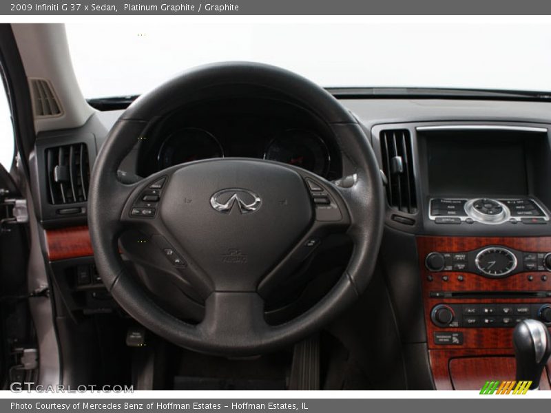 Platinum Graphite / Graphite 2009 Infiniti G 37 x Sedan