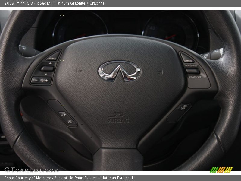 Platinum Graphite / Graphite 2009 Infiniti G 37 x Sedan