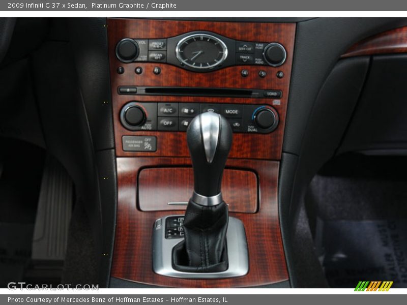 Platinum Graphite / Graphite 2009 Infiniti G 37 x Sedan