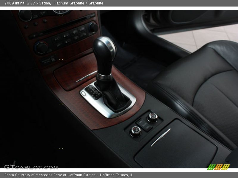 Platinum Graphite / Graphite 2009 Infiniti G 37 x Sedan