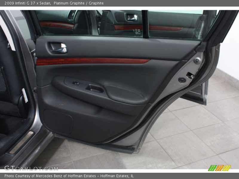 Platinum Graphite / Graphite 2009 Infiniti G 37 x Sedan