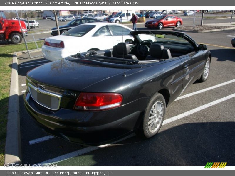 Brilliant Black Crystal / Dark Slate Gray 2004 Chrysler Sebring LXi Convertible