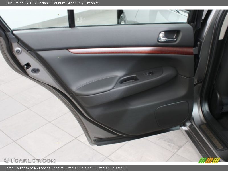 Platinum Graphite / Graphite 2009 Infiniti G 37 x Sedan