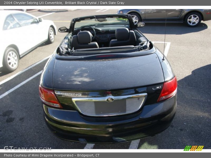 Brilliant Black Crystal / Dark Slate Gray 2004 Chrysler Sebring LXi Convertible