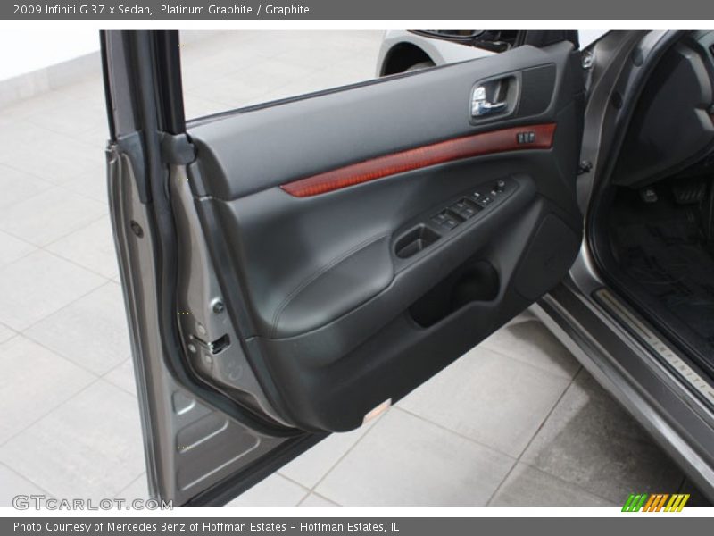 Platinum Graphite / Graphite 2009 Infiniti G 37 x Sedan