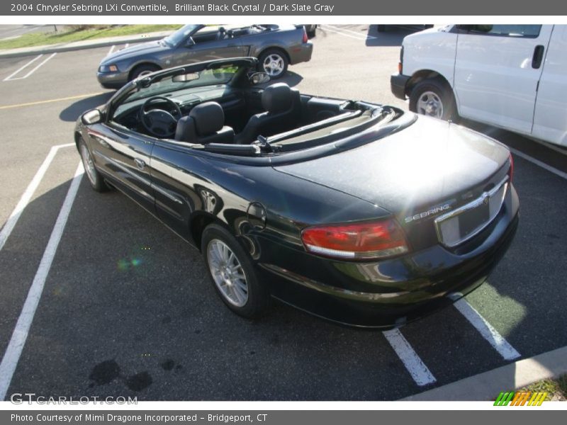 Brilliant Black Crystal / Dark Slate Gray 2004 Chrysler Sebring LXi Convertible