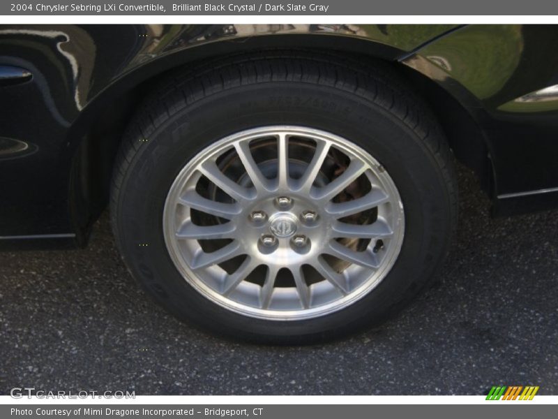 Brilliant Black Crystal / Dark Slate Gray 2004 Chrysler Sebring LXi Convertible