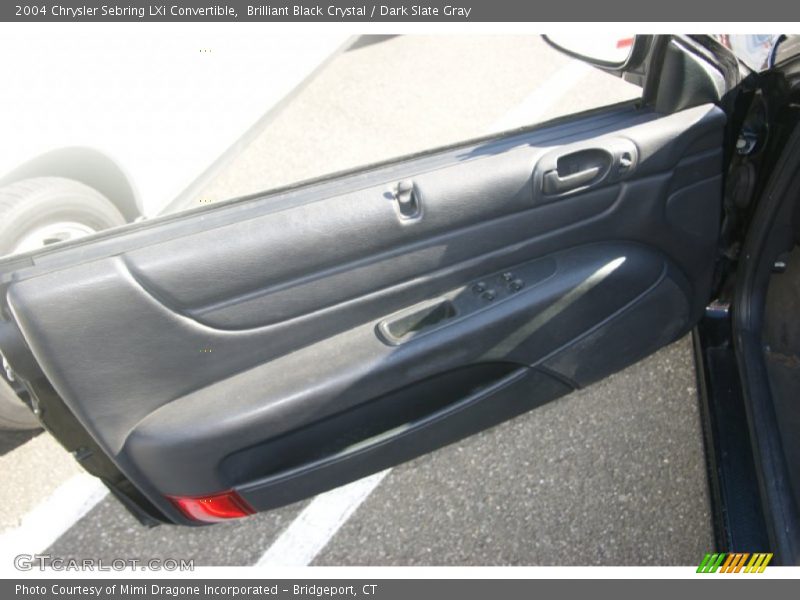 Brilliant Black Crystal / Dark Slate Gray 2004 Chrysler Sebring LXi Convertible