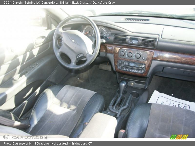 Brilliant Black Crystal / Dark Slate Gray 2004 Chrysler Sebring LXi Convertible