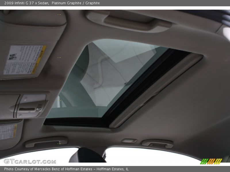 Platinum Graphite / Graphite 2009 Infiniti G 37 x Sedan