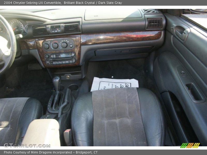 Brilliant Black Crystal / Dark Slate Gray 2004 Chrysler Sebring LXi Convertible