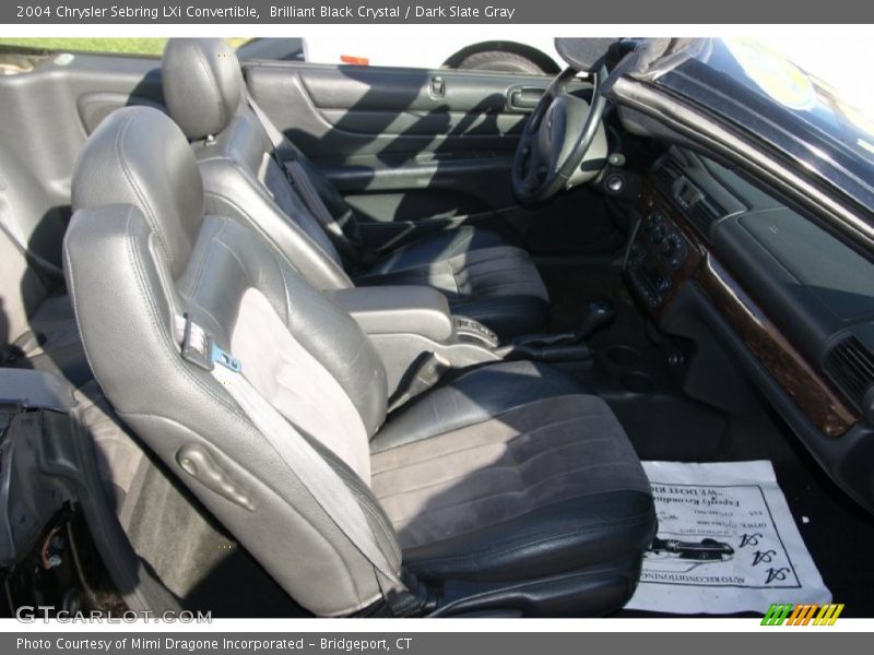 Brilliant Black Crystal / Dark Slate Gray 2004 Chrysler Sebring LXi Convertible