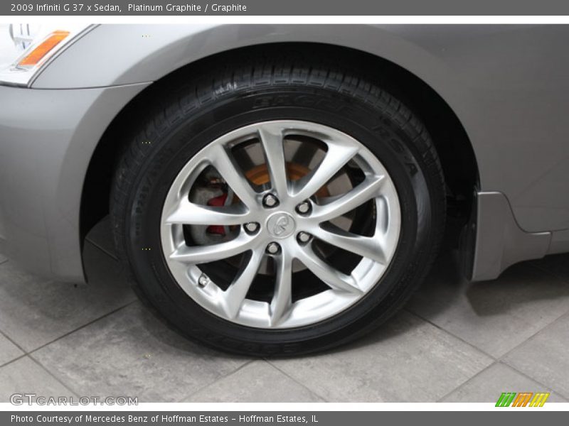 Platinum Graphite / Graphite 2009 Infiniti G 37 x Sedan