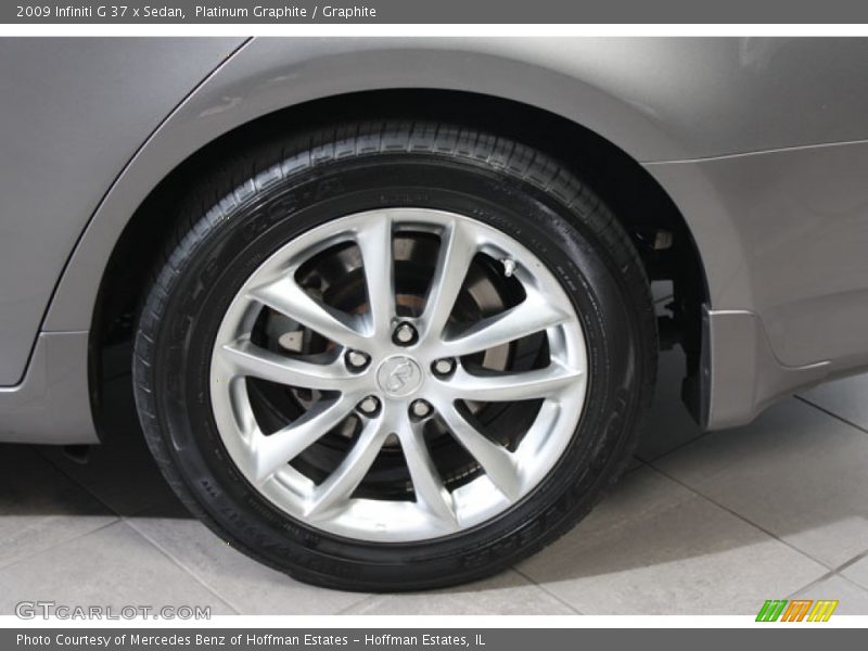 Platinum Graphite / Graphite 2009 Infiniti G 37 x Sedan