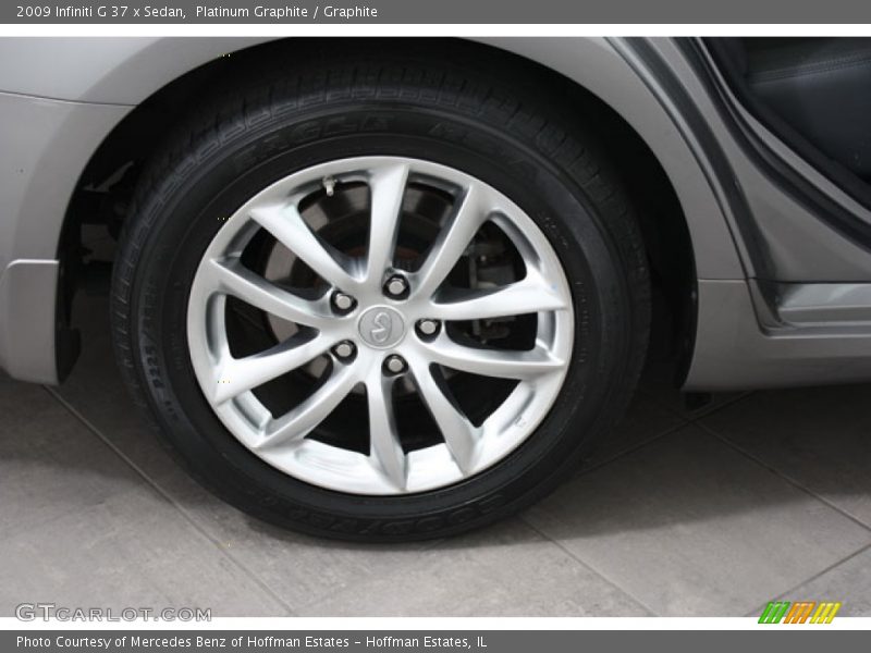 Platinum Graphite / Graphite 2009 Infiniti G 37 x Sedan